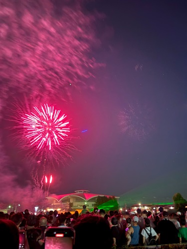 Fireworks Festival in Moka, Japan