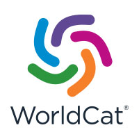 Image of World Cat Logo with five multi colored curved lines creating a spiral shape with text containing "World Cat"